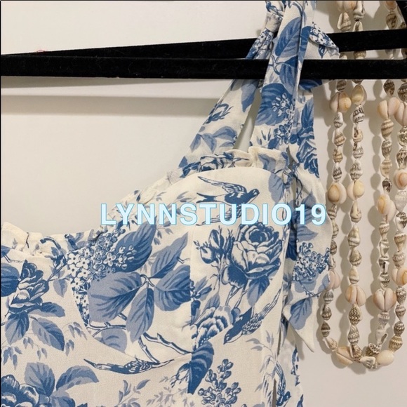 NWT Reformation Nikita Dress pompadour - Picture 6 of 8